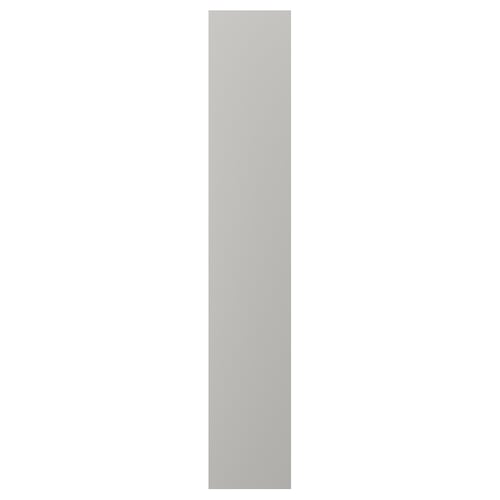 LERHYTTAN Panel lateral, gris claro, 15x90 "