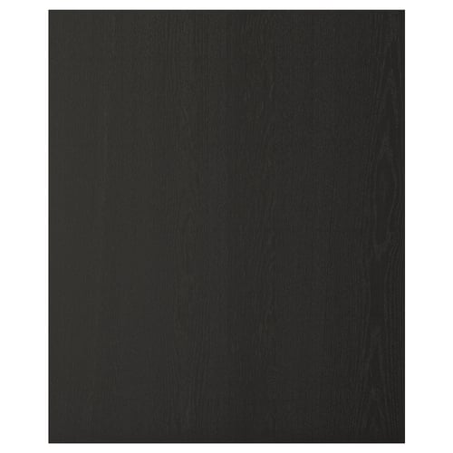 LERHYTTAN Panel lateral, teñido en negro, 25x30 "