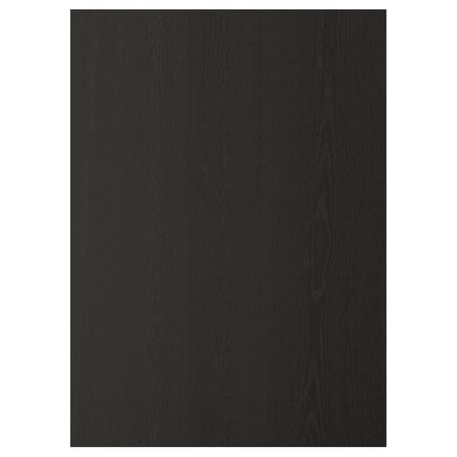 LERHYTTAN Panel lateral, teñido en negro, 26x36 "
