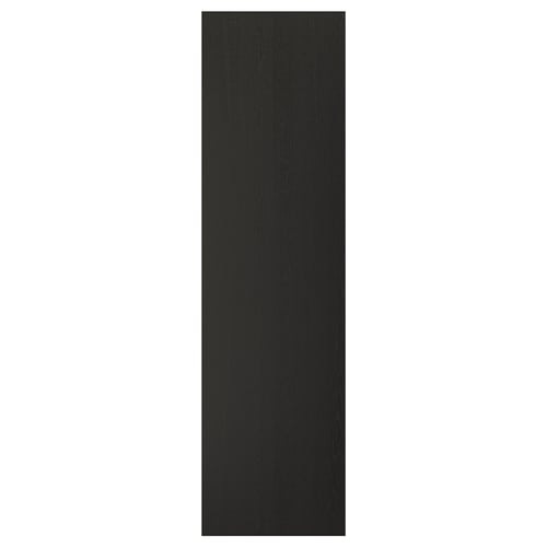 LERHYTTAN Panel lateral, teñido en negro, 25x90 "