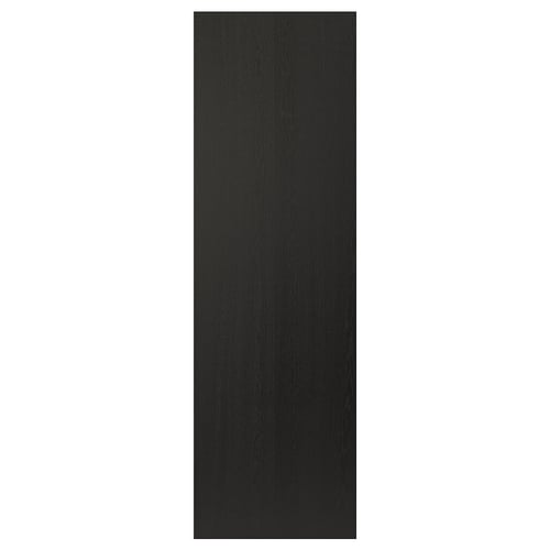 LERHYTTAN Panel lateral, teñido en negro, 25x80 "