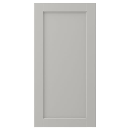 LERHYTTAN Puerta, gris claro, 15x30 "