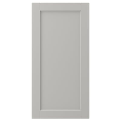 LERHYTTAN Puerta, gris claro, 15x30 "