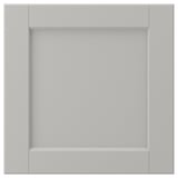 LERHYTTAN Puerta, gris claro, 15x15 "