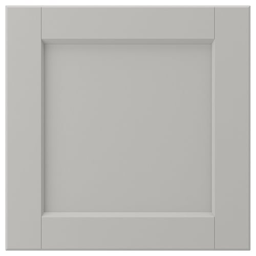 LERHYTTAN Puerta, gris claro, 15x15 "
