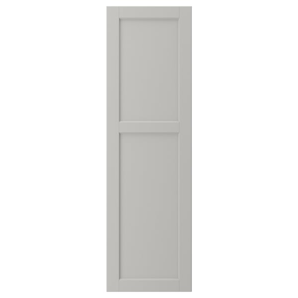 LERHYTTAN Puerta, gris claro, 15x50 "