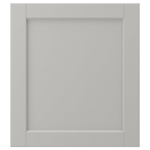 LERHYTTAN Puerta, gris claro, 18x20 "
