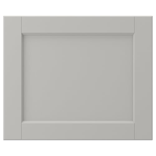 LERHYTTAN Puerta, gris claro, 18x15 "