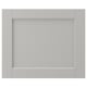 LERHYTTAN Puerta, gris claro, 18x15 "
