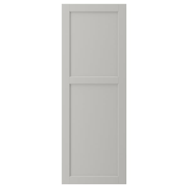 LERHYTTAN Puerta, gris claro, 18x50 "