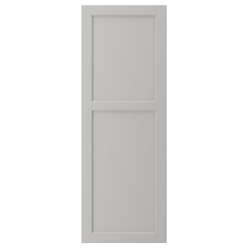 LERHYTTAN Puerta, gris claro, 18x50 "