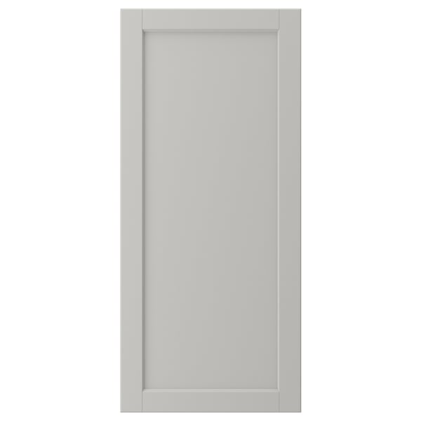 LERHYTTAN Puerta, gris claro, 18x40 "
