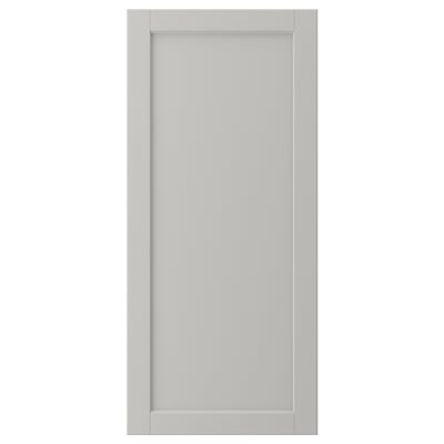 LERHYTTAN Puerta, gris claro, 18x40 "
