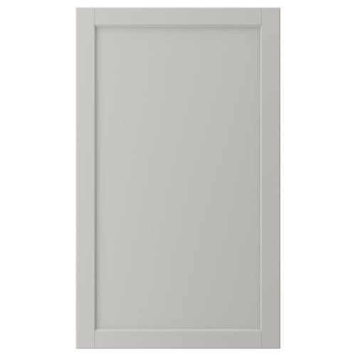 LERHYTTAN Puerta, gris claro, 24x40 "