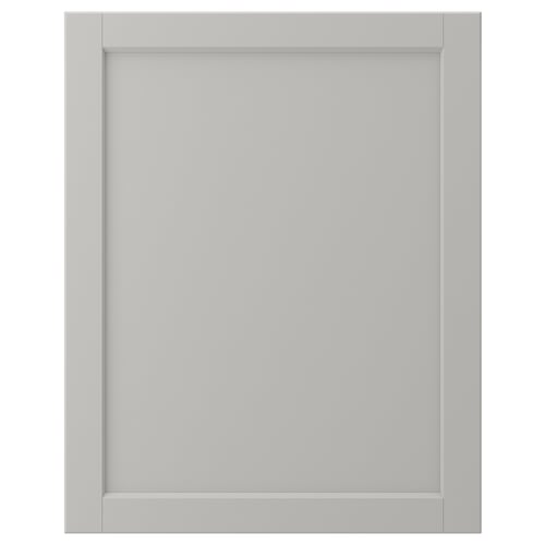 LERHYTTAN Puerta, gris claro, 24x30 "