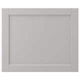 LERHYTTAN Puerta, gris claro, 24x20 "