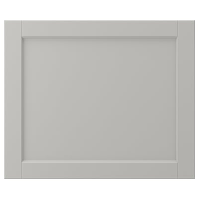 LERHYTTAN Puerta, gris claro, 24x20 "