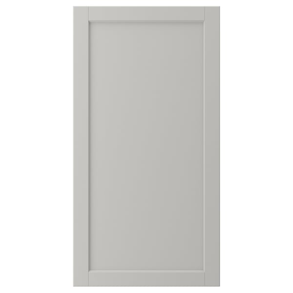 LERHYTTAN Puerta, gris claro, 21x40 "