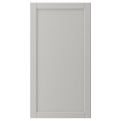 LERHYTTAN Puerta, gris claro, 21x40 "