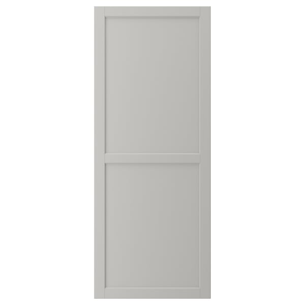 LERHYTTAN Puerta, gris claro, 24x60 "