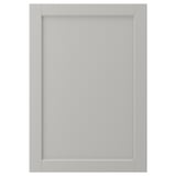LERHYTTAN Puerta, gris claro, 21x30 "