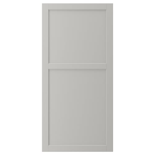 LERHYTTAN Puerta, gris claro, 24x50 "