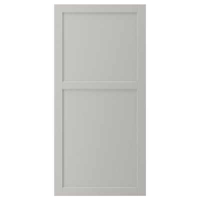 LERHYTTAN Puerta, gris claro, 24x50 "