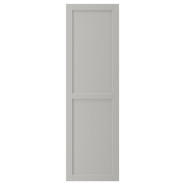 LERHYTTAN Puerta, gris claro, 18x60 "