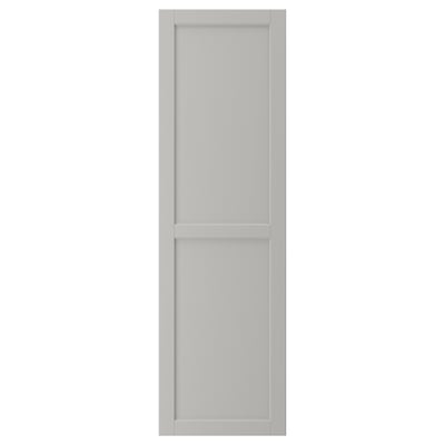 LERHYTTAN Puerta, gris claro, 18x60 "