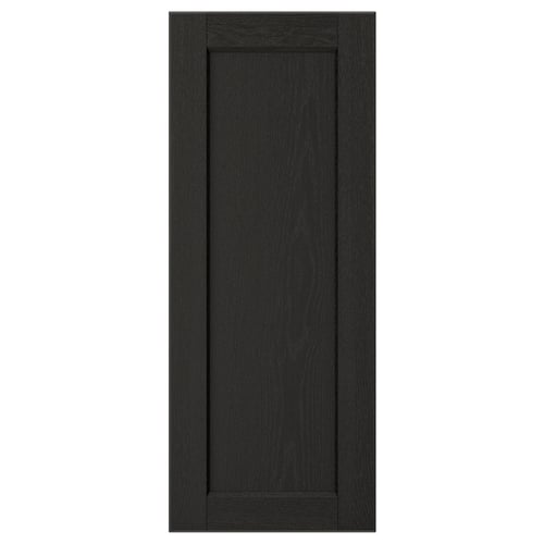 LERHYTTAN Puerta, teñido en negro, 12x30 "