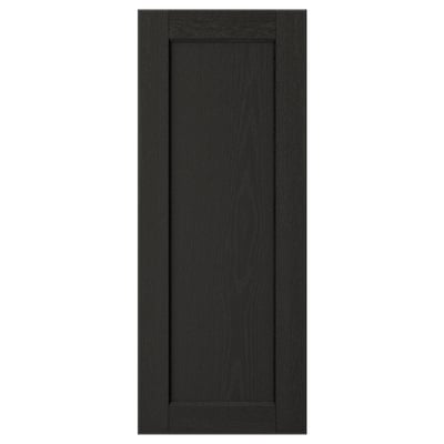 LERHYTTAN Puerta, teñido en negro, 12x30 "