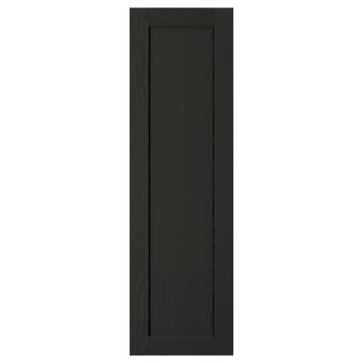 LERHYTTAN Puerta, teñido en negro, 12x40 "