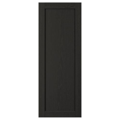 LERHYTTAN Puerta, teñido en negro, 15x40 "