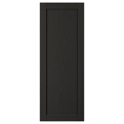 LERHYTTAN Puerta, teñido en negro, 15x40 "