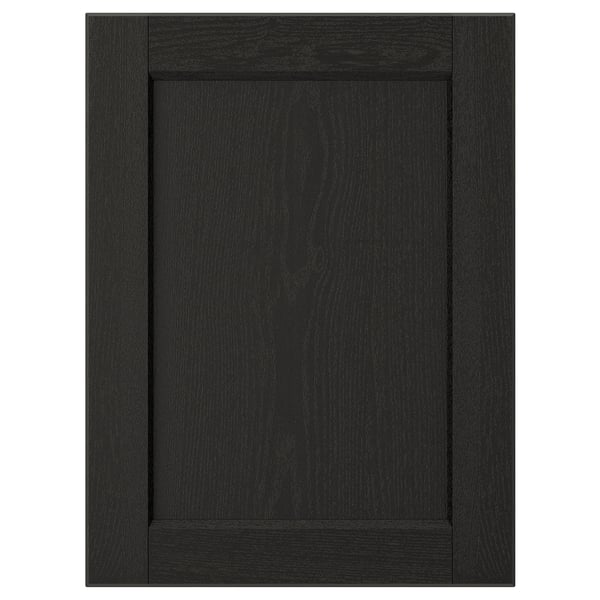LERHYTTAN Puerta, teñido en negro, 15x20 "