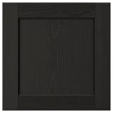 LERHYTTAN Puerta, teñido en negro, 15x15 "