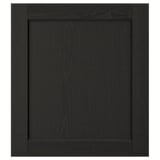 LERHYTTAN Puerta, teñido en negro, 18x20 "