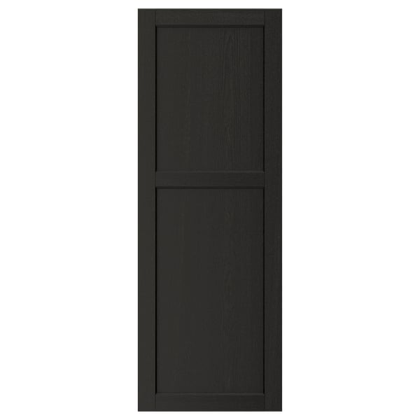 LERHYTTAN Puerta, teñido en negro, 18x50 "