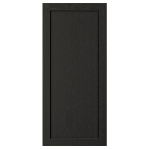 LERHYTTAN Puerta, teñido en negro, 18x40 "