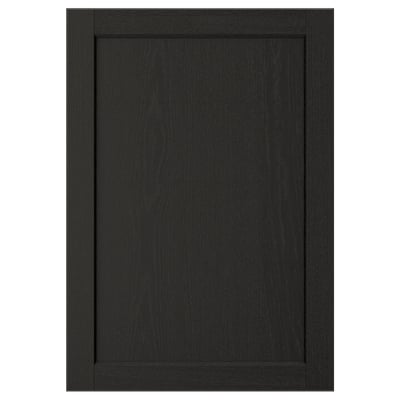 LERHYTTAN Puerta, teñido en negro, 21x30 "