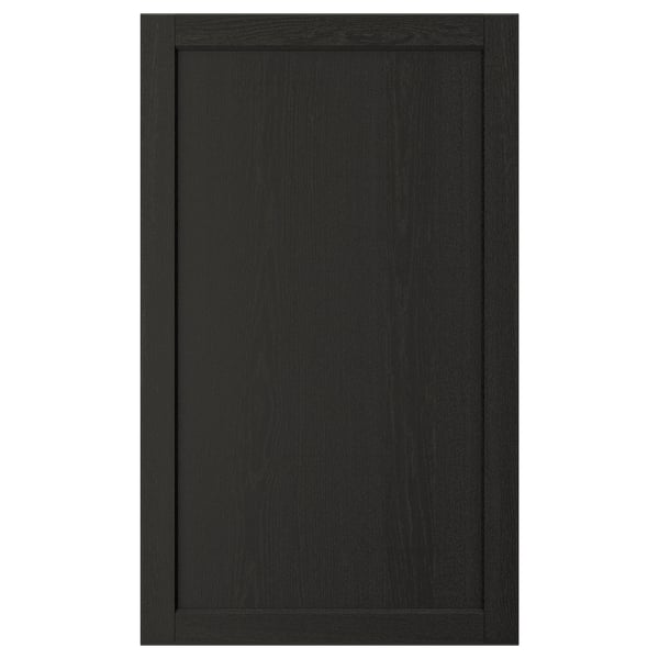 LERHYTTAN Puerta, teñido en negro, 24x40 "