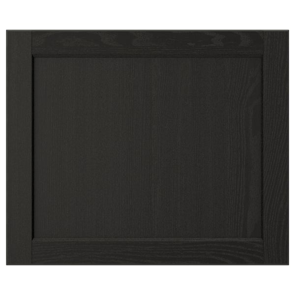 LERHYTTAN Puerta, teñido en negro, 24x20 "