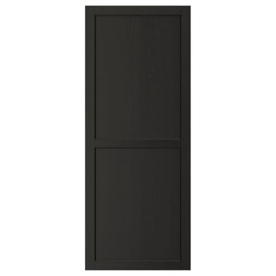 LERHYTTAN Puerta, teñido en negro, 24x60 "