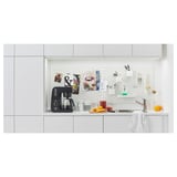 LILLTRÄSK Barra de cocina, blanco/laminado, 74x1 1/8 "