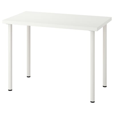 LINNMON / ADILS Mesa, blanco, 39 3/8x23 5/8 "