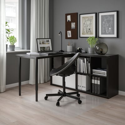 LINNMON Tablero, negro-marrón, 39 3/8x23 5/8 "
