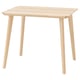 LISABO / RÖNNINGE Mesa y 2 sillas, chapa de fresno/verde, 34 5/8x30 3/4 "