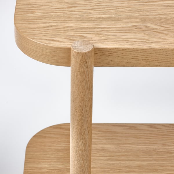 LISTERBY Consola, chapa de roble, 36 1/4x15x28 "