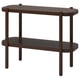 LISTERBY Consola, marrón oscuro chapa de haya, 36 1/4x15x28 "