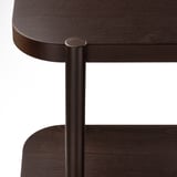 LISTERBY Consola, marrón oscuro chapa de haya, 36 1/4x15x28 "
